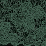 Scallop Cut Lace-712-400-Dark Green