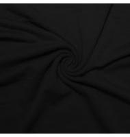 French Terry Cotton Spandex-Black