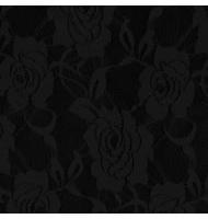 Rose Flower Lace-379-400-Black