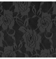 Rose Flower Lace-379-400-Charcoal