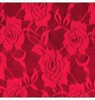 Rose Flower Lace-379-400-Red