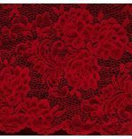 Scallop Cut Lace-712-400-Red