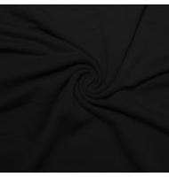 French Terry Polyester Rayon Spandex Black