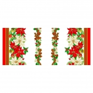 Poly Poplin Christmas Tablecloths Fabric Style# 1008