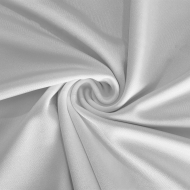 Shiny Polyester Spandex White