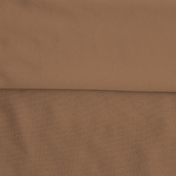 Fleece Polyester Cotton-Khaki