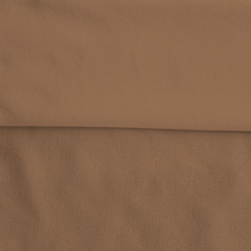 Fleece Polyester Cotton-Khaki