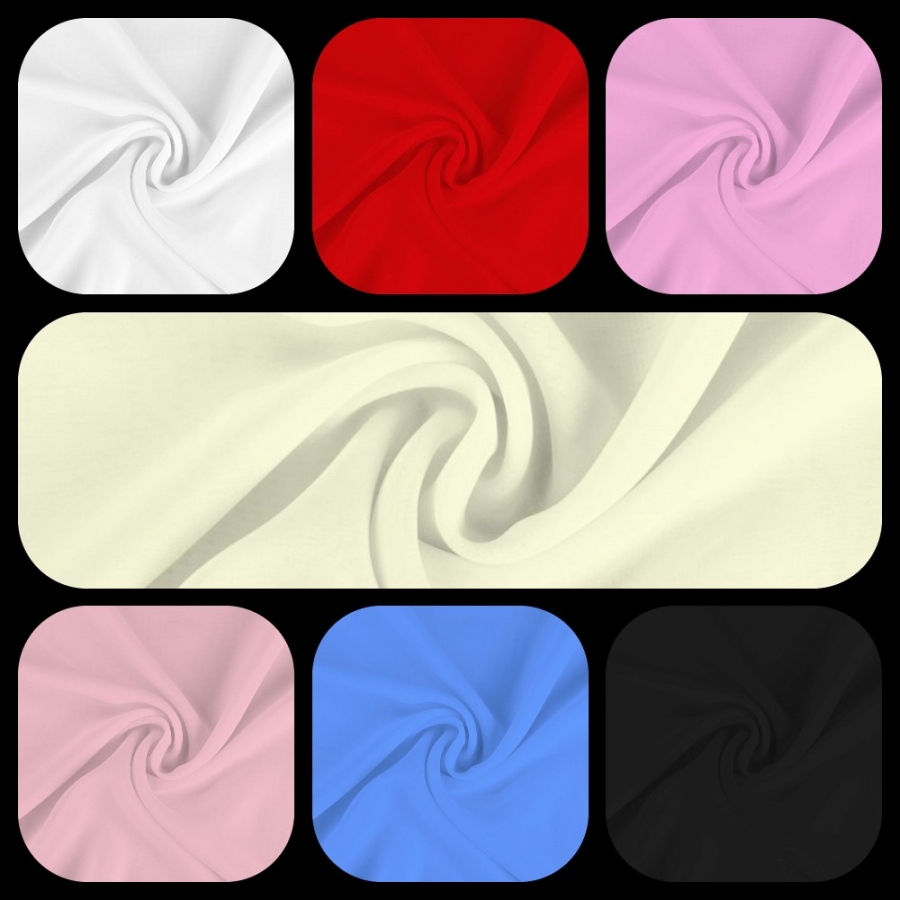 Chiffon Polyester-Swatch Card - Click Image to Close