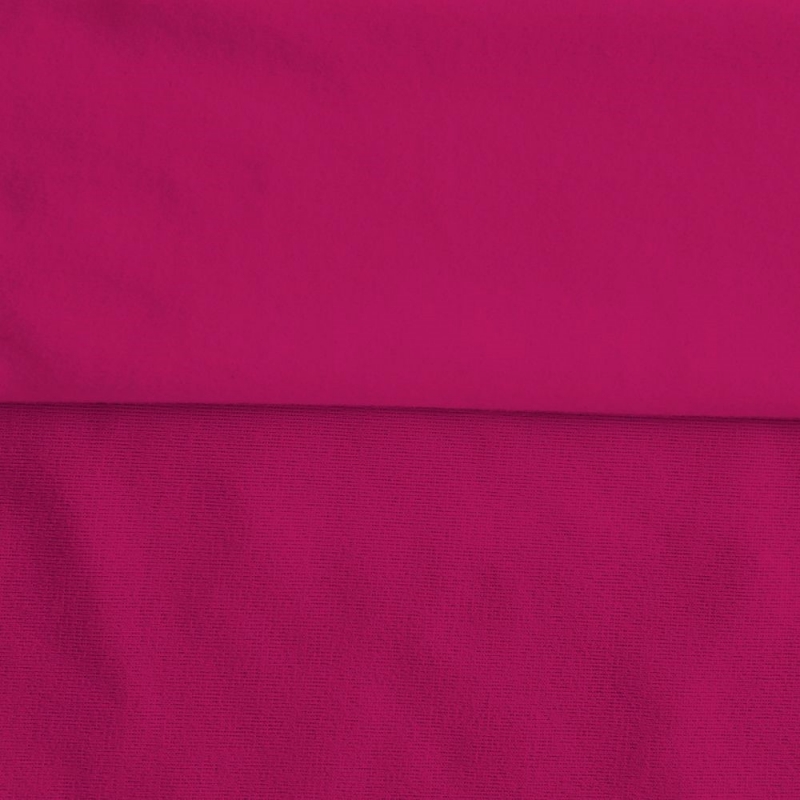 Fleece Polyester Cotton-Fuchsia