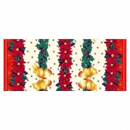 Poly Poplin Christmas Tablecloths Fabric Style# 10020