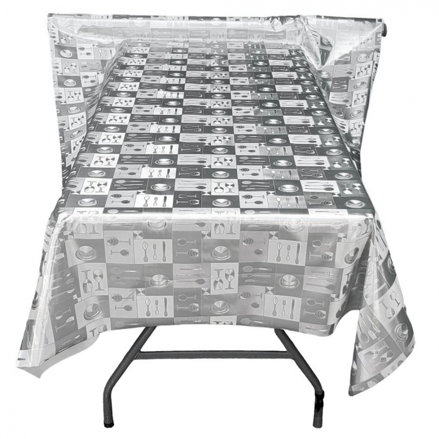 Plastic Tablecloth Print Style# 40870 - Click Image to Close