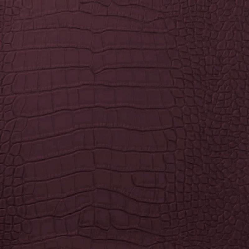 Vinyl Crocodile Dark Burgundy