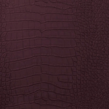 Vinyl Crocodile Burgundy