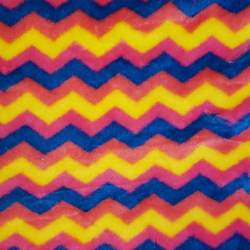 Chevron Cuddle Fleece Print