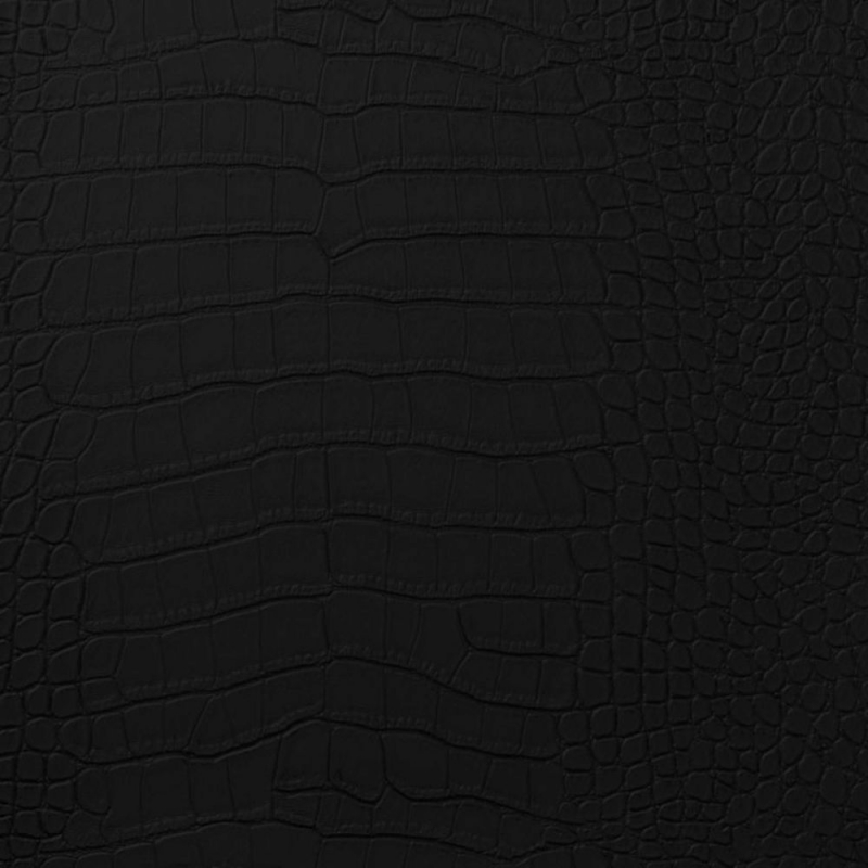 Vinyl Crocodile Black