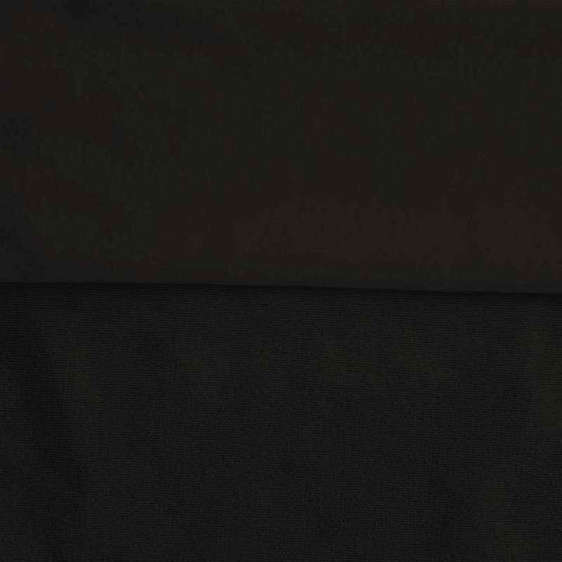 Fleece Polyester Cotton-Black