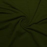 French Terry Cotton Spandex-Olive