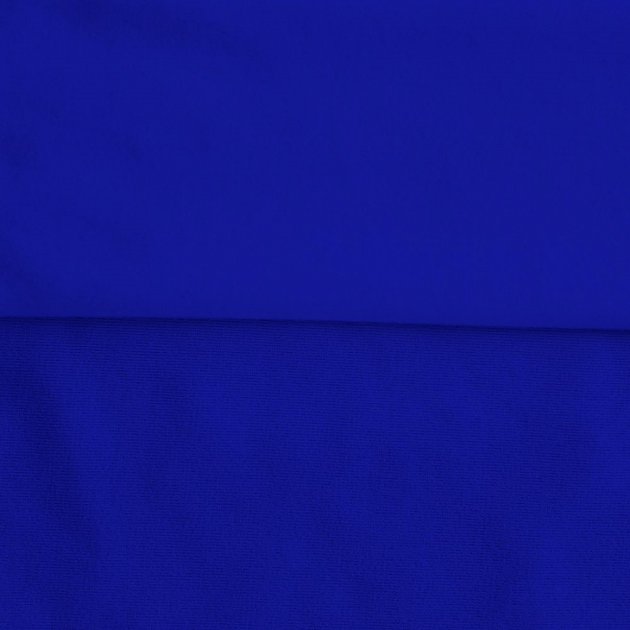 Fleece Polyester Cotton-Royal - Click Image to Close