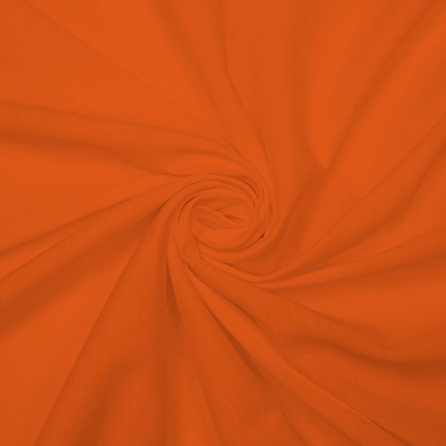 Cotton Jersey Spandex Orange - Click Image to Close