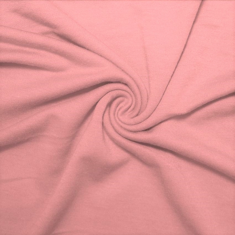 French Terry Cotton Spandex-Pink