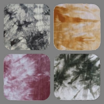 Rayon Spandex Tie Dye-Swatch Card