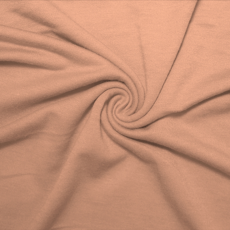 French Terry Polyester Rayon Spandex Blush - Click Image to Close