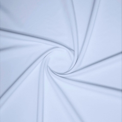 Matte Polyester Spandex White