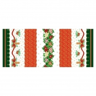 Poly Poplin Christmas Tablecloths Fabric Style# 10022