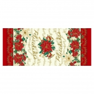 Poly Poplin Christmas Tablecloths Fabric Style# 10013