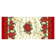 Poly Poplin Christmas Tablecloths Fabric Style# 10013