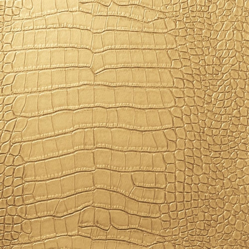 Vinyl Crocodile Gold