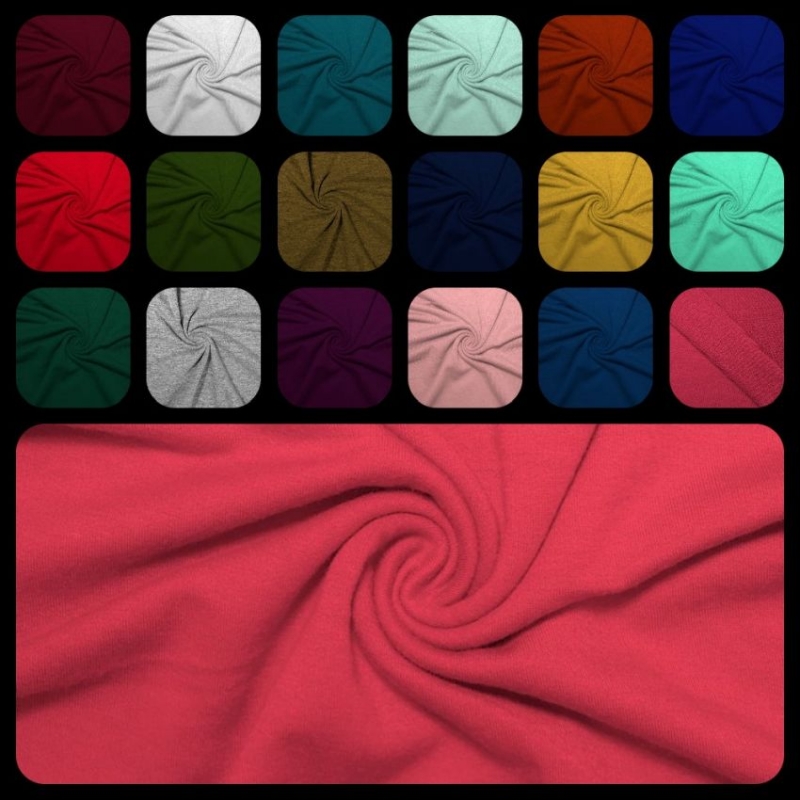 French Terry Polyester Rayon Spandex-Swatch Card