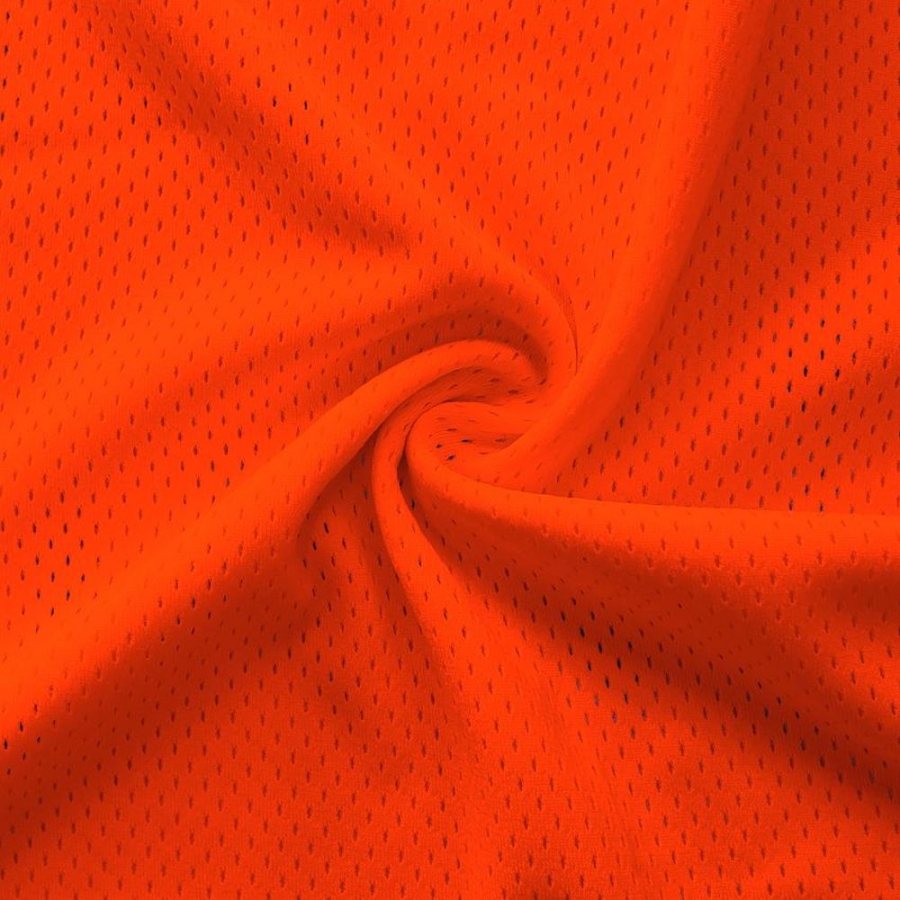 Athletic Pro Mesh Jersey Neon Orange - Click Image to Close