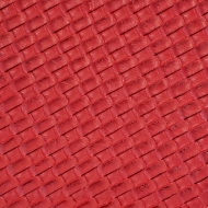 Vinyl Basket Weave Red