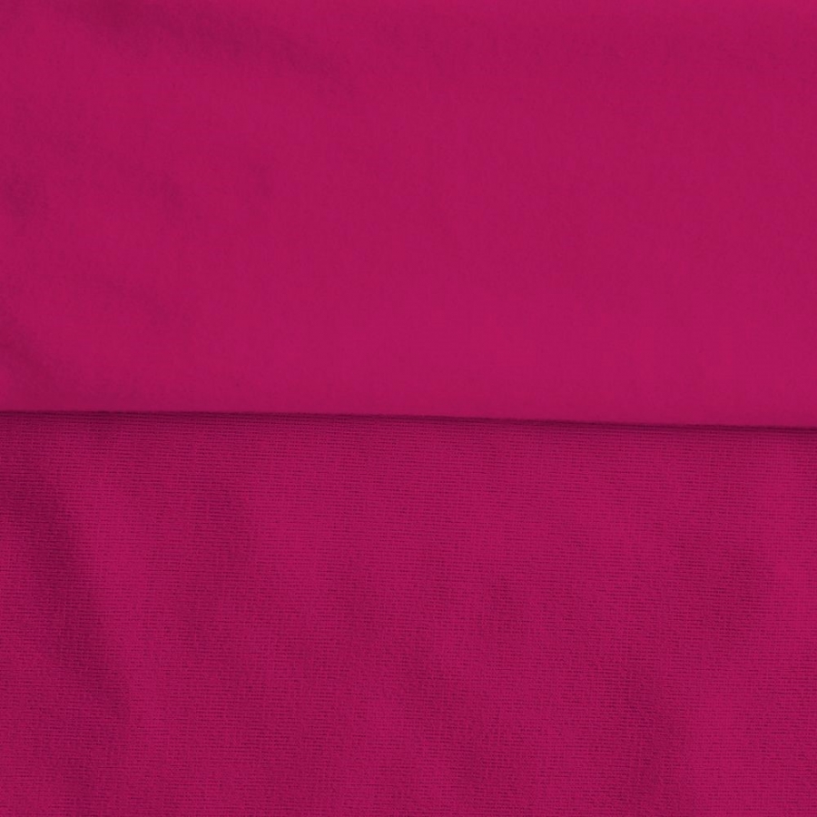 Fleece Polyester Cotton-Fuchsia - Click Image to Close