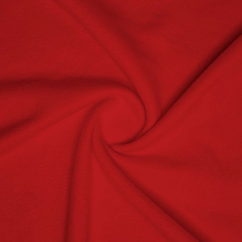 Anti-Pill Fleece Solid Red