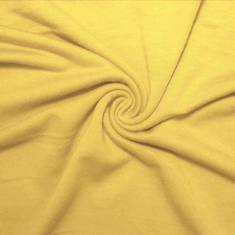 French Terry Polyester Rayon Spandex Banana - Click Image to Close