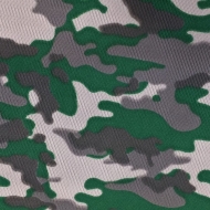 Camouflage Print Dimple Mesh Green