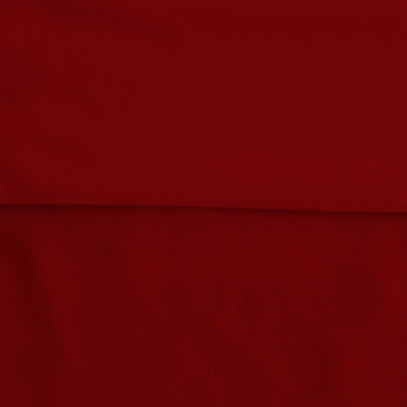 Fleece Polyester Cotton-Cardinal