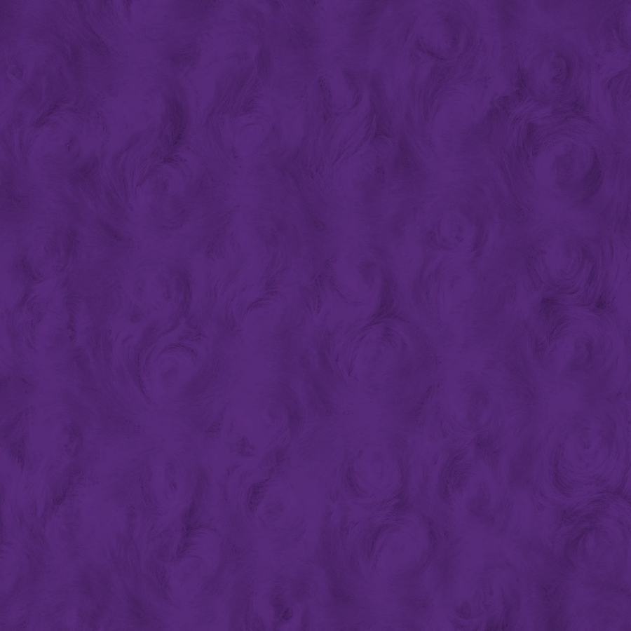 Minky Rosebud Cuddle Purple - Click Image to Close