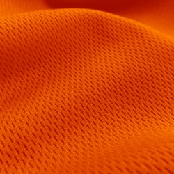 Athletic Dimple Mesh Orange