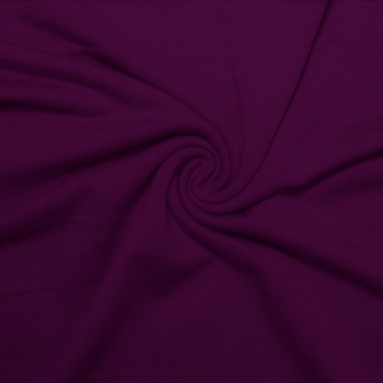 Frech Terry Rayon Spandex Dark Eggplant