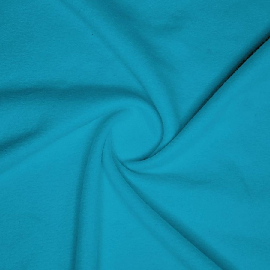 Anti-Pill Fleece Solid Turquoise - Click Image to Close