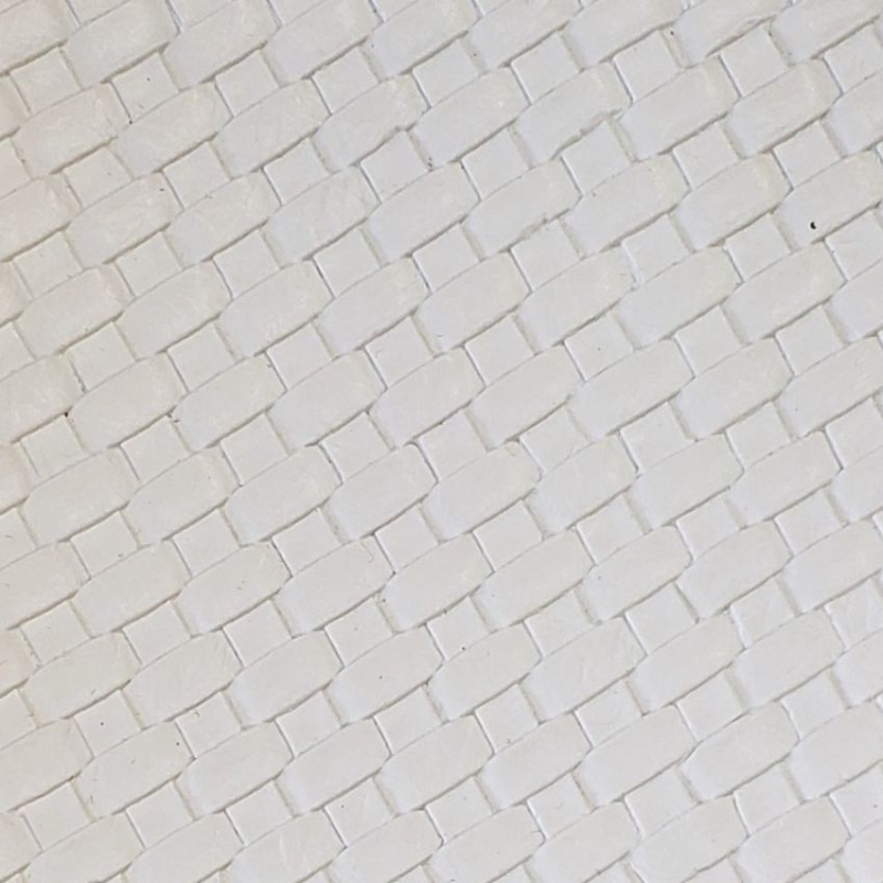 Vinyl Basket Weave White