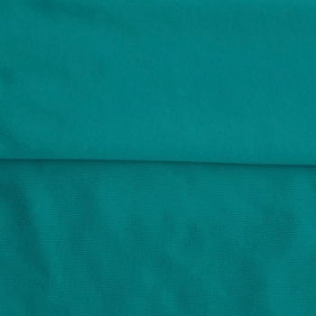 Fleece Polyester Cotton-Teal