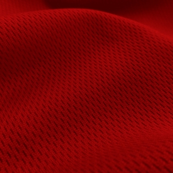 Athletic Heavy Dimple Mesh Red