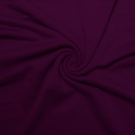 French Terry Polyester Rayon Spandex Eggplant