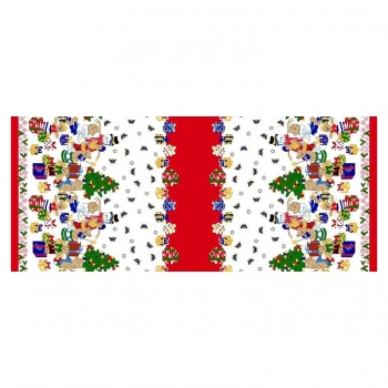 Poly Poplin Christmas Tablecloths Fabric Style# 10012