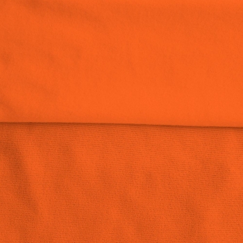 Fleece Polyester Cotton-Orange