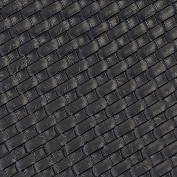 Vinyl Basket Weave Black